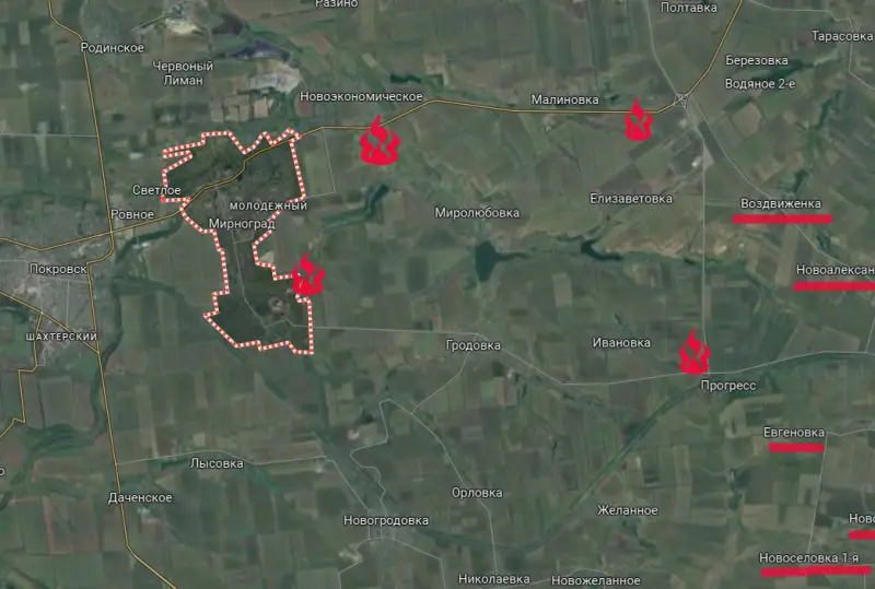 Theo báo cáo chiến sự của Viện Nghiên cứu Chiến tranh Mỹ ngày 8/1, sau khi chiếm được Kurakhove, Nga đã điều động một phần lực lượng vừa giải phóng sang khu vực phía đông của Pokrovsk. Những đơn vị này được triển khai tại khu vực gần Mirnorad để tăng cường tấn công. Ảnh: Topwar.