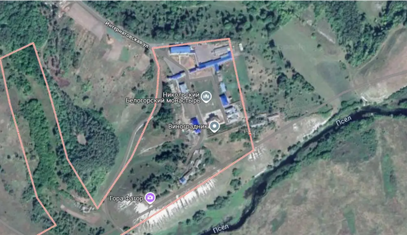 Cùng thời điểm đó, quân Nga đã thiết lập vị trí ở phía tây thị trấn Guevo và đang triển khai các cuộc đột kích về phía rìa phía bắc của khu dân cư này. Trước đó có thông tin cho biết, một số tàn quân Ukraine đã bị kẹt lại trong tu viện St. Nicholas Belogorsky ở làng Gornal và đường rút lui của họ đang bị UAV cùng hỏa lực pháo binh của Nga kiểm soát. Ảnh: Top War