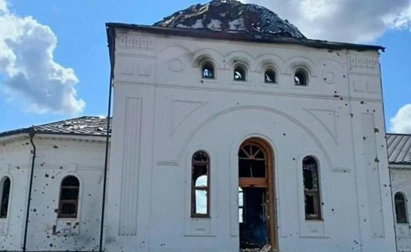 Theo báo cáo mới nhất, quân đội Nga đã hoàn toàn kiểm soát tu viện St. Nicholas Belogorsky ở phía đông bắc làng Gonar, và toàn bộ hơn 200 binh sĩ Ukraine cố thủ bên trong đã bị hoàn toàn tiêu diệt. Ảnh: Sina