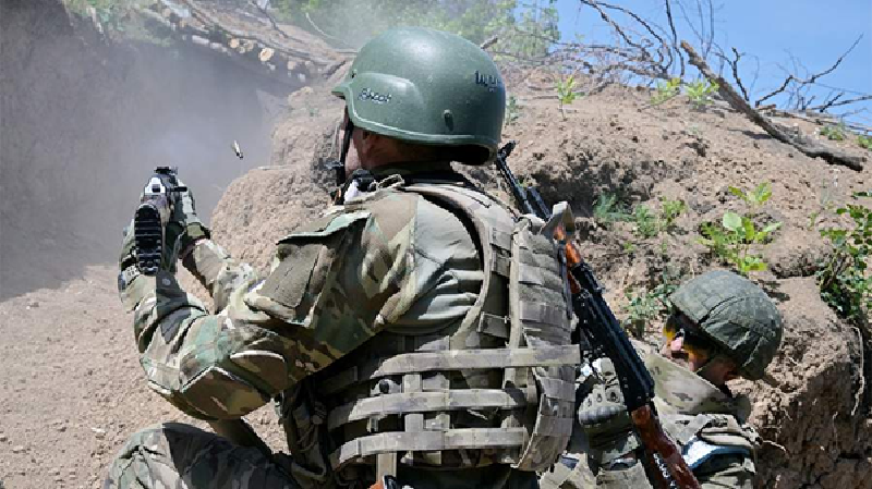 Khi tiến vào Kursk, quân đội Ukraine từng oai phong bao nhiêu thì giờ đây lại rơi vào tình cảnh thảm bại bấy nhiêu. Sau khi mất đi sự hỗ trợ của Mỹ, lực lượng Ukraine tại Kursk đã bị quân Nga đánh tan chỉ trong một đêm, hàng nghìn binh sĩ Ukraine đang liều mạng tháo chạy. Ảnh: RIA Novosti