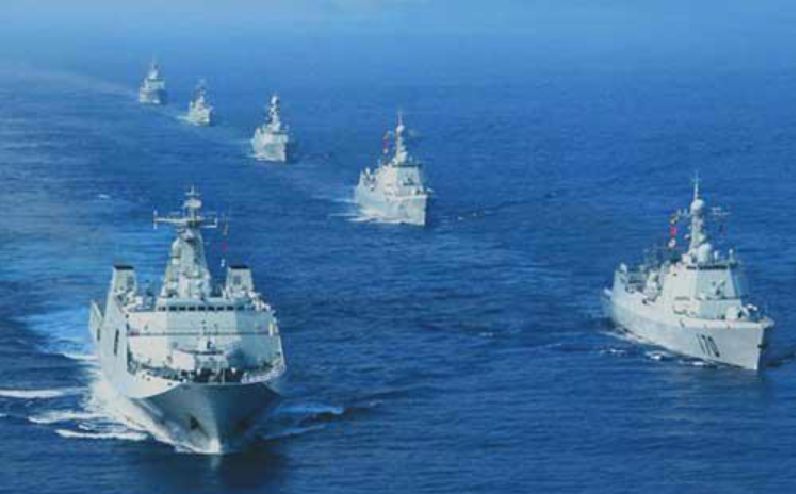 Kể từ đầu những năm 2000, Trung Quốc đã đầu tư mạnh mẽ vào hạm đội hải quân của mình, từ việc phát triển các tàu sân bay, tàu khu trục, tàu hộ vệ cho đến các tàu ngầm hiện đại. PLAN hiện sở hữu lực lượng tàu chiến lớn nhất thế giới với 234 tàu vào năm 2023, dự kiến tăng lên 395 tàu vào năm 2025 và 435 tàu vào năm 2030. Ảnh: Qianzhan