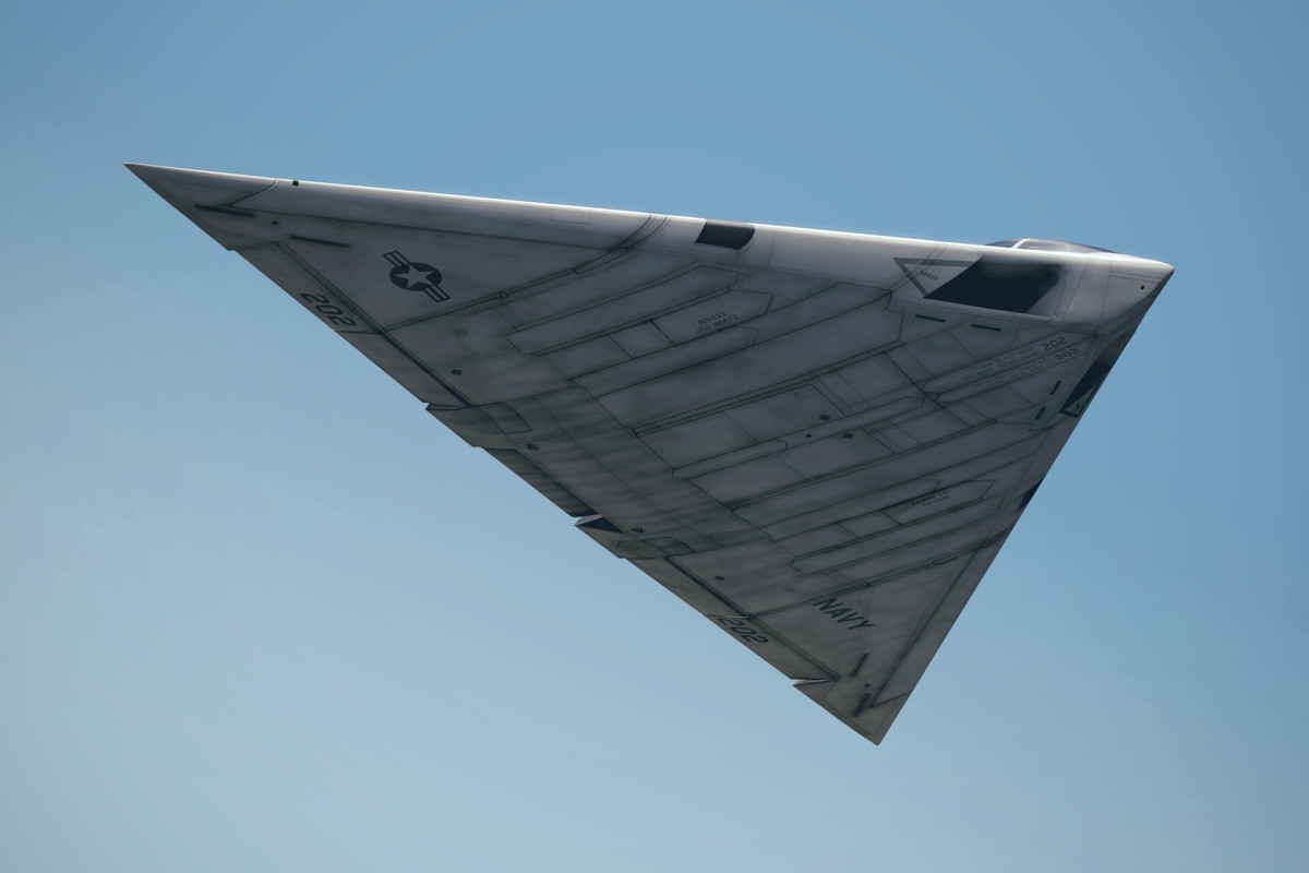 Để bảo đảm khả năng hoạt động trên tàu sân bay, cánh của A-12 được thiết kế khá gọn, sải cánh chỉ khoảng 21m. Điều đó sẽ cho phép hai máy bay xếp cạnh nhau trên các máy phóng liền kề trên sàn bay của tàu sân bay. A-12 có thể mang theo 2 tên lửa không đối không AIM-120 AMRAAM được cất giữ bên trong thên máy bay.