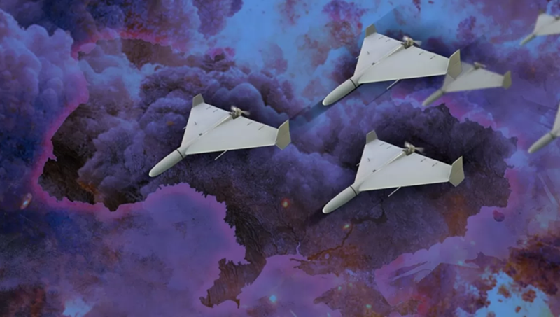 Trước đó, vào rạng sáng ngày 23/2, Nga cũng đã tiến hành một cuộc không kích quy mô lớn. Theo Bộ Tổng tham mưu Ukraine, đây là đợt tấn công bằng UAV lớn nhất từ trước đến nay, với 267 máy bay không người lái được triển khai. Ảnh minh họa