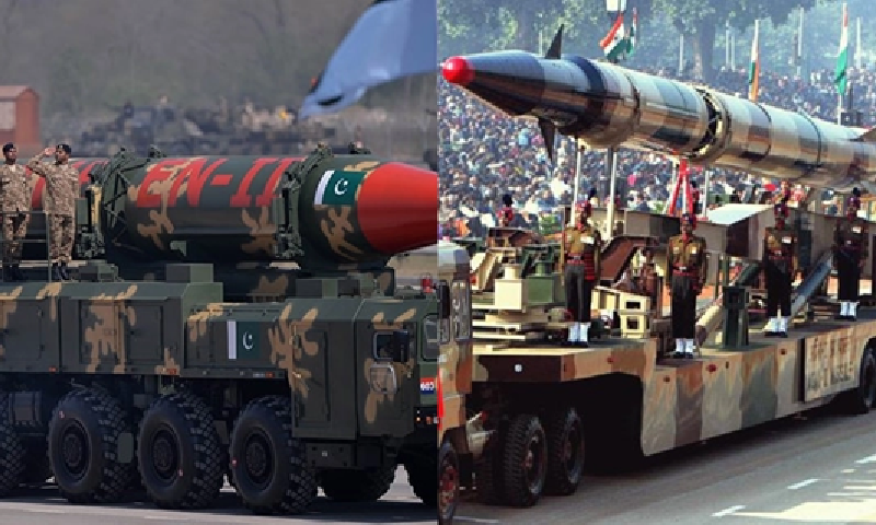 “Và trong bất kỳ kịch bản chiến tranh lớn nào giữa Ấn Độ và Pakistan, những lo ngại về vũ khí hạt nhân thực sự là điều đáng lưu tâm. Nếu một cuộc tấn công của Ấn Độ khiến phòng tuyến của Pakistan sụp đổ nhanh chóng và quân Ấn tiến sâu vào lãnh thổ Pakistan, thì phía Pakistan sẽ có động cơ rất lớn để sử dụng vũ khí hạt nhân chiến thuật nhằm chặn đà tiến công của Ấn Độ”, ông nói. Ảnh: Hum English
