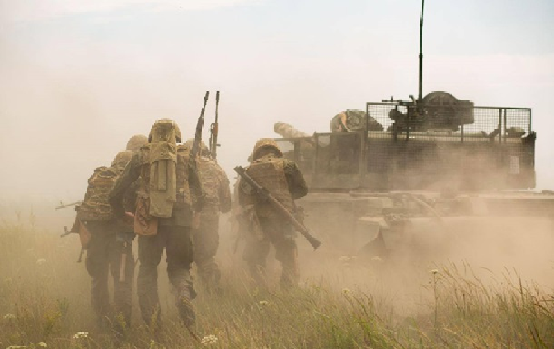 Cuộc phản công của Quân đội Ukraine chỉ chiếm được một số cánh đồng ở phía đông và đông nam Cherkasskoye. Đến đây, cuộc phản công của Quân đội Ukraine kết thúc. Ảnh: Korrespondent.net.