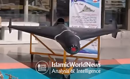 Về thiết kế, Shahed-238 vẫn duy trì dạng cánh tam giác (delta-wing) nhưng được điều chỉnh để phù hợp với yêu cầu khí động học của động cơ phản lực. UAV này sử dụng động cơ Toloue-10 hoặc Toloue-13, giúp nó đạt tốc độ lên tới 500 km/h, mặc dù một số nguồn tin Nga cho rằng nó có thể đạt tốc độ lên đến 800 km/h khi bổ nhào.