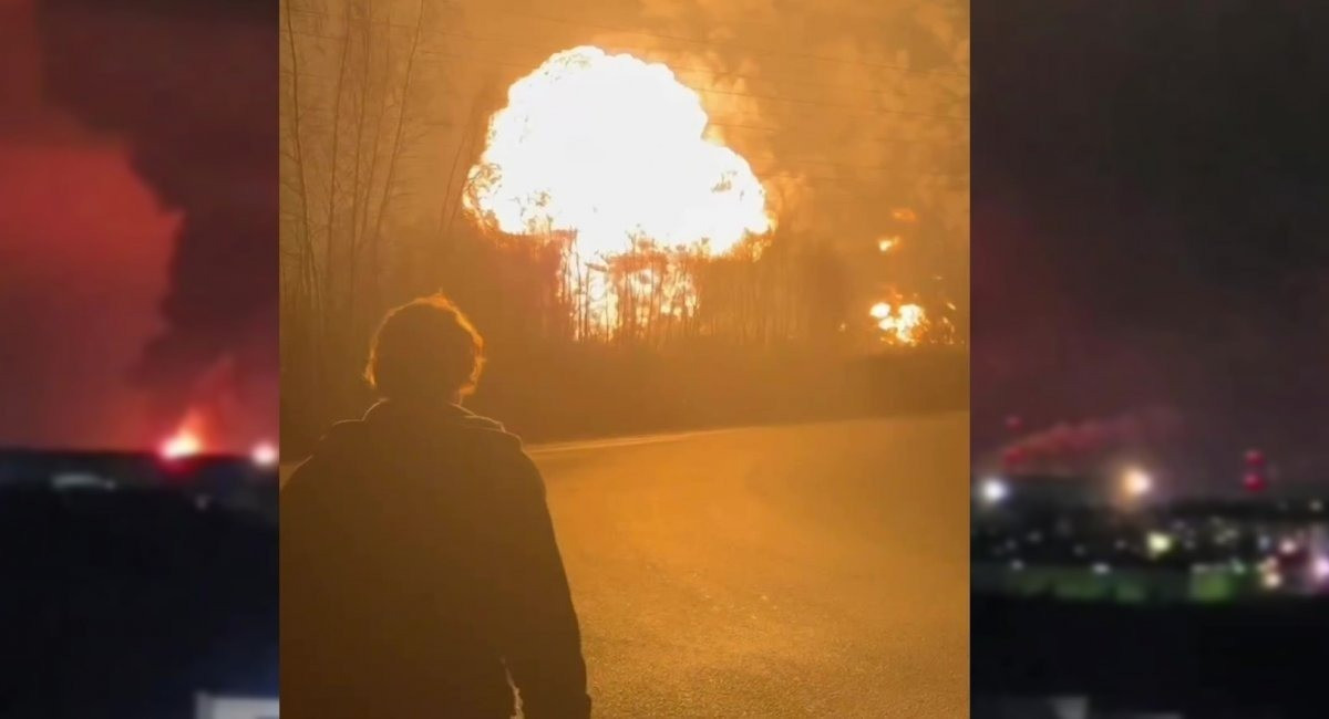 Ngoài ra, theo báo cáo của Bộ Tổng tham mưu Ukraine, vào ngày 23/2, các đơn vị máy bay không người lái thuộc Lực lượng Vũ trang Ukraine, đã tấn công một kho dầu khiến một vụ hỏa hoạn xảy ra tại khu vực kho dầu “8 tháng 3” ở vùng Tula, nơi lưu trữ các kho nhiên liệu của Quân đội Nga. Ảnh Defense Express