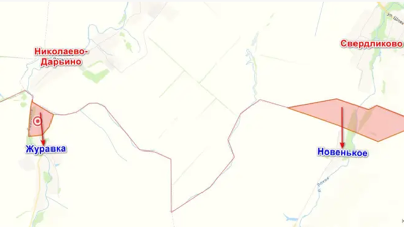 Quân đội Nga mở rộng bàn đạp ở phía bắc tỉnh Sumy, trong khu vực các làng Zhuravka và Novenkoe, theo một loạt báo cáo từ các nhà phân tích của Viện Nghiên cứu Chiến tranh (ISW) Hoa Kỳ. Ảnh: Top War