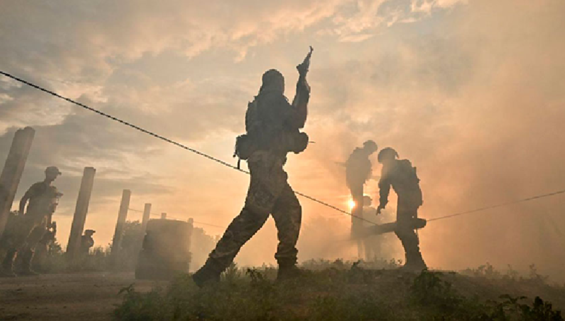 Hơn nữa, vì vị trí sát biên giới, quân đội Ukraine có thể dễ dàng tiếp viện. Do đó, khu vực này có thể trở thành một “cối xay thịt” tiếp theo trong cuộc chiến. Ảnh: Telegram