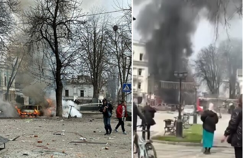 Gần đây, khu vực Sumy (Ukraine) trở thành mục tiêu chính trong các cuộc không kích quy mô lớn của quân đội Nga. Mỗi ngày, tên lửa đạn đạo và máy bay không người lái của Nga nã dồn dập vào đây. Ảnh: Telegram