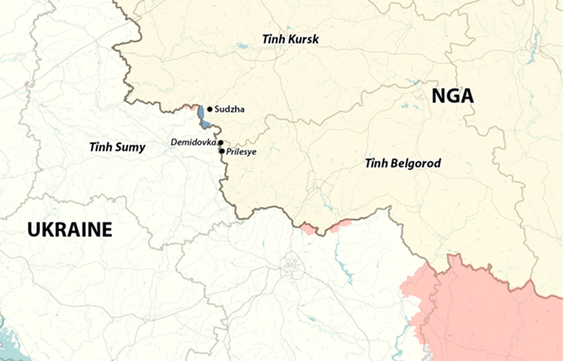 Kể từ khi xung đột Ukraine bùng nổ ba năm trước, khu vực Belgorod giáp biên giới Ukraine đã nhiều lần trở thành mục tiêu tấn công của quân đội Ukraine. Ảnh: RYV