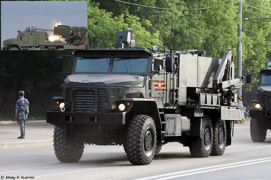 Đến cuối tháng 5/2022, truyền thông nhà nước Nga đưa tin về việc triển khai hệ thống này tại Ukraine. Các nguồn tin cho biết, hệ thống này đã được nhìn thấy gần Kreminna, tỉnh Luhansk vào tháng 10/2023. Vào tháng 8/2024, các báo cáo chỉ ra rằng tầm bắn của TOS-2 đã được mở rộng và lớp phủ ngụy trang đã được đưa vào sử dụng.