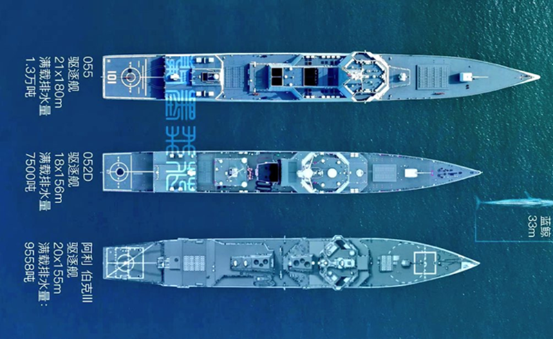 Trong khi lớp Arleigh Burke được biết đến với khả năng đa nhiệm mạnh mẽ và tích hợp radar ấn tượng, Type 054B lại chọn cách tiếp cận khác, tập trung nhiều vào khả năng tàng hình và sự linh hoạt trong hoạt động tại chỗ. Ảnh: X