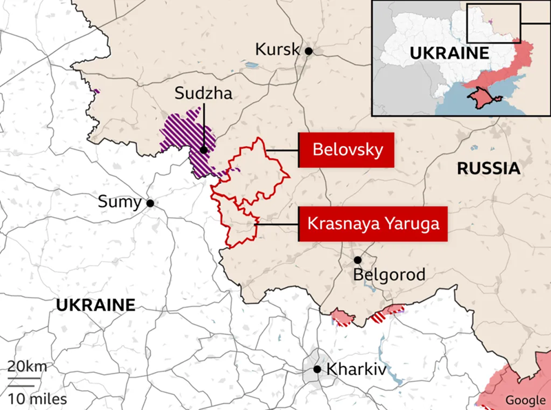 Để tránh bị quân Nga tấn công bằng tên lửa, lực lượng 20.000 người này đã được phân tán ở các làng mạc và khu vực xung quanh. Mục tiêu tấn công có khả năng cao nhất của quân Ukraine là hướng Krasnaya Yaruga, nơi có con đường 14K-6. Để tránh bị quân Nga tấn công bằng tên lửa, lực lượng 20.000 người này đã được phân tán ở các làng mạc và khu vực xung quanh. Mục tiêu tấn công có khả năng cao nhất của quân Ukraine là hướng Krasnaya Yaruga, nơi có con đường 14K-6. Ảnh: ISW.