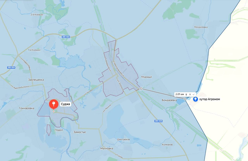 Các làng này chỉ cách thành phố Suzha từ 2km đến 4km, thuộc khu vực ngoại vi của thành phố, trong khi Sudzha là trung tâm quan trọng nhất trong khu vực Kursk do quân Ukraine kiểm soát. Một khi chiếm được khu vực này, chiến dịch Kursk có thể coi như kết thúc. Khi Quân đội Nga tiến gần đến đây, quân Ukraine đã bắt đầu xây dựng các công trình phòng thủ ở vùng ngoại ô của Sudzha để chuẩn bị cho trận quyết chiến. Ảnh: Facebook.