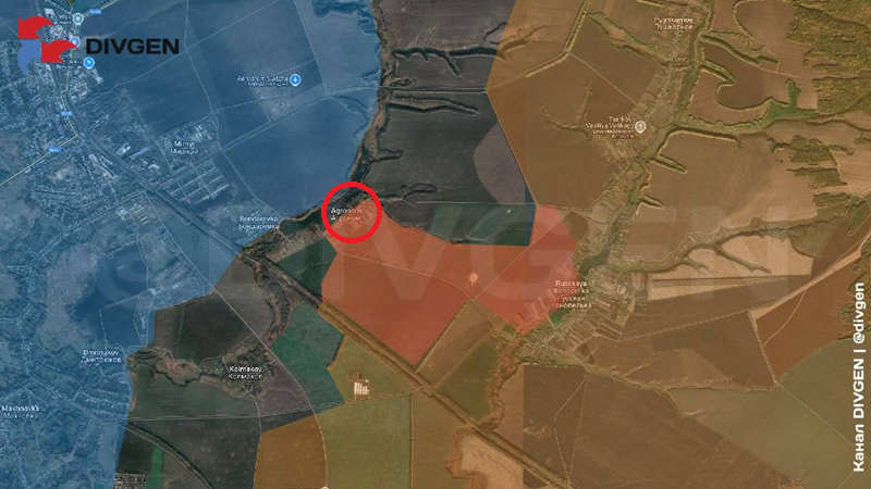 Bên cạnh đó, Quân đội Nga đã đẩy lùi tất cả các cuộc phản công của quân Ukraine nhằm vào trang trại Agronom, củng cố các vị trí phòng thủ tại đây. Bước tiếp theo, quân Nga chuẩn bị tấn công vào làng Bondarevka, hiện đang tập trung lực lượng để chuẩn bị cho cuộc tấn công này. Ảnh: Facebook.