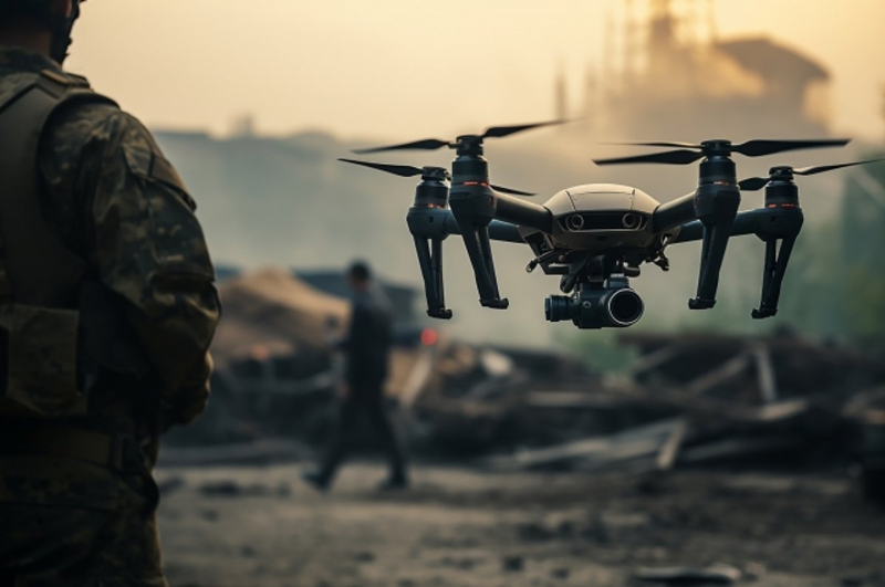 Thiết bị này sẽ chiếu sáng mọi vật thể trong một khu vực nhất định trên bầu trời, trong khi một camera ghi lại ánh sáng phản chiếu. Tuy nhiên, việc sản xuất các thiết bị này sẽ rất tốn kém, nên không thể trang bị cho tất cả các đơn vị Quân đội Ukraine. Ảnh: Freepik.