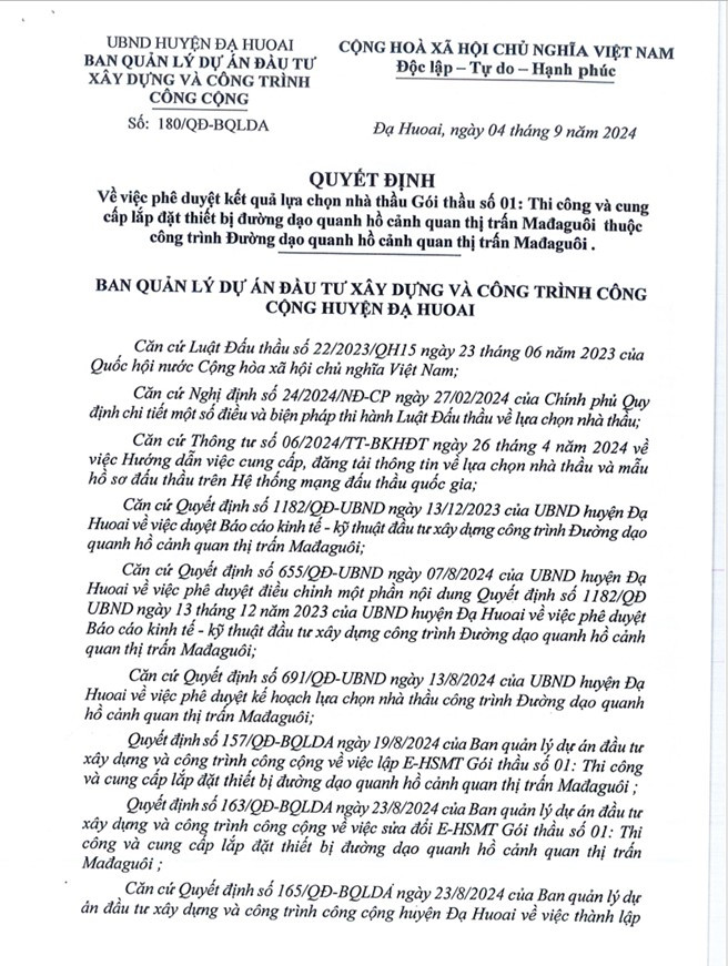 Lâm Đồng: Trúng 61 gói thầu tại Đạ Huoai, Cty Tuấn Lợi có năng lực thế nào? - Hình 3 Lam Dong: Trung 61 goi thau tai Da Huoai, Cty Tuan Loi co nang luc the nao?-Hinh-3