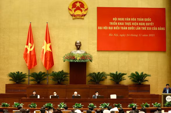 Khai mac trong the Hoi nghi Van hoa toan quoc