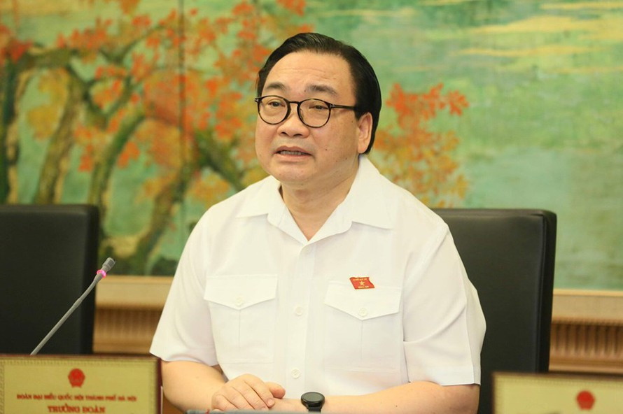 Ông Hoàng Trung Hải, nguyên Ủy viên Bộ Chính trị, nguyên Bí thư Thành ủy thành phố Hà Nội, nguyên Phó Trưởng Bộ phận Thường trực chuyên trách Tiểu ban Văn kiện Đại hội XIII của Đảng.