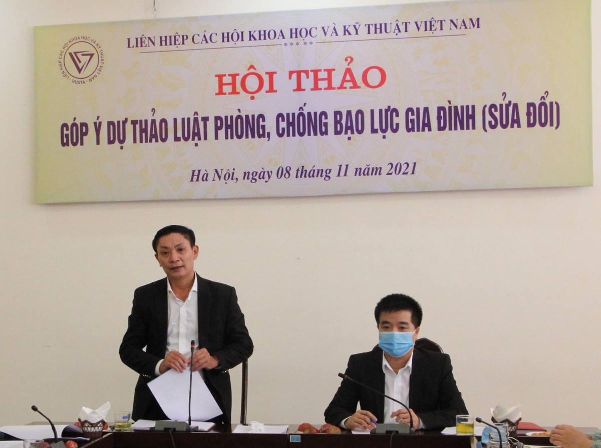 VUSTA gop y du thao Luat phong chong bao luc gia dinh (sua doi)