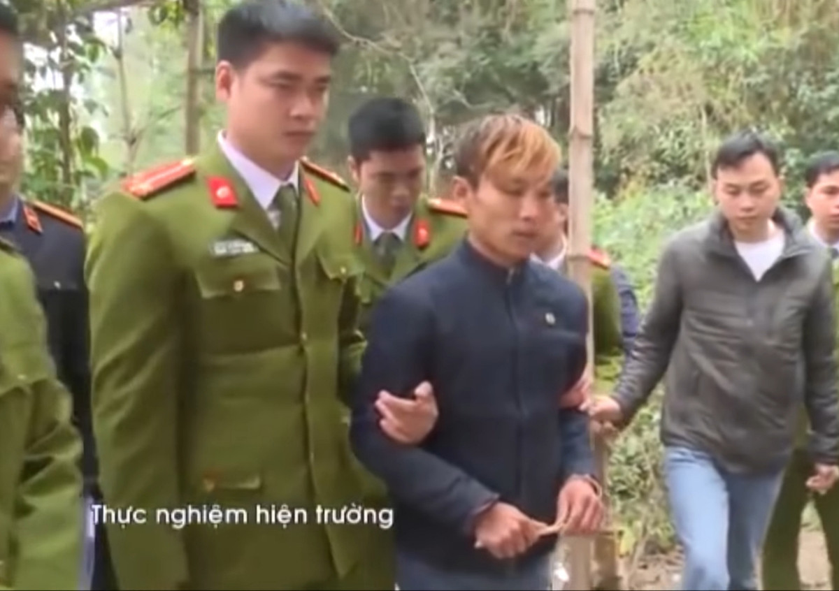 Tại cơ quan công an, Đới Văn Quảng khai nhận: Trưa ngày 21/1/2017, Quảng từ tỉnh Long An về Nam Định và nảy sinh ý định lên thăm đơn vị cũ (nơi Quảng tham gia nghĩa vụ quân sự từ năm 2010-2011).