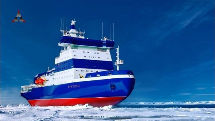 Như vậy, chiếc tàu phá băng chạy bằng năng lượng hạt nhân này lớn hơn các tàu trước đó của Dự án 10520, khi "người tiền nhiệm" có lượng choán nước khoảng 25 nghìn tấn.