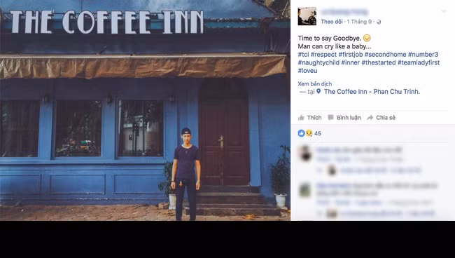 Cũng có không ít "fan cuồng" của The Coffee Inn đã tỏ ra nghẹn ngào, xúc động khi phải chia tay quán cafe check-in huyền thoại, nức tiếng một thời này. Dù chỉ khoảng 3-4 năm nhưng The Coffee Inn cũng đã tạo ra không ít kỷ niệm, niềm vui và những phút giây đáng nhớ của các thanh niên Hà thành bên những người bạn của mình.