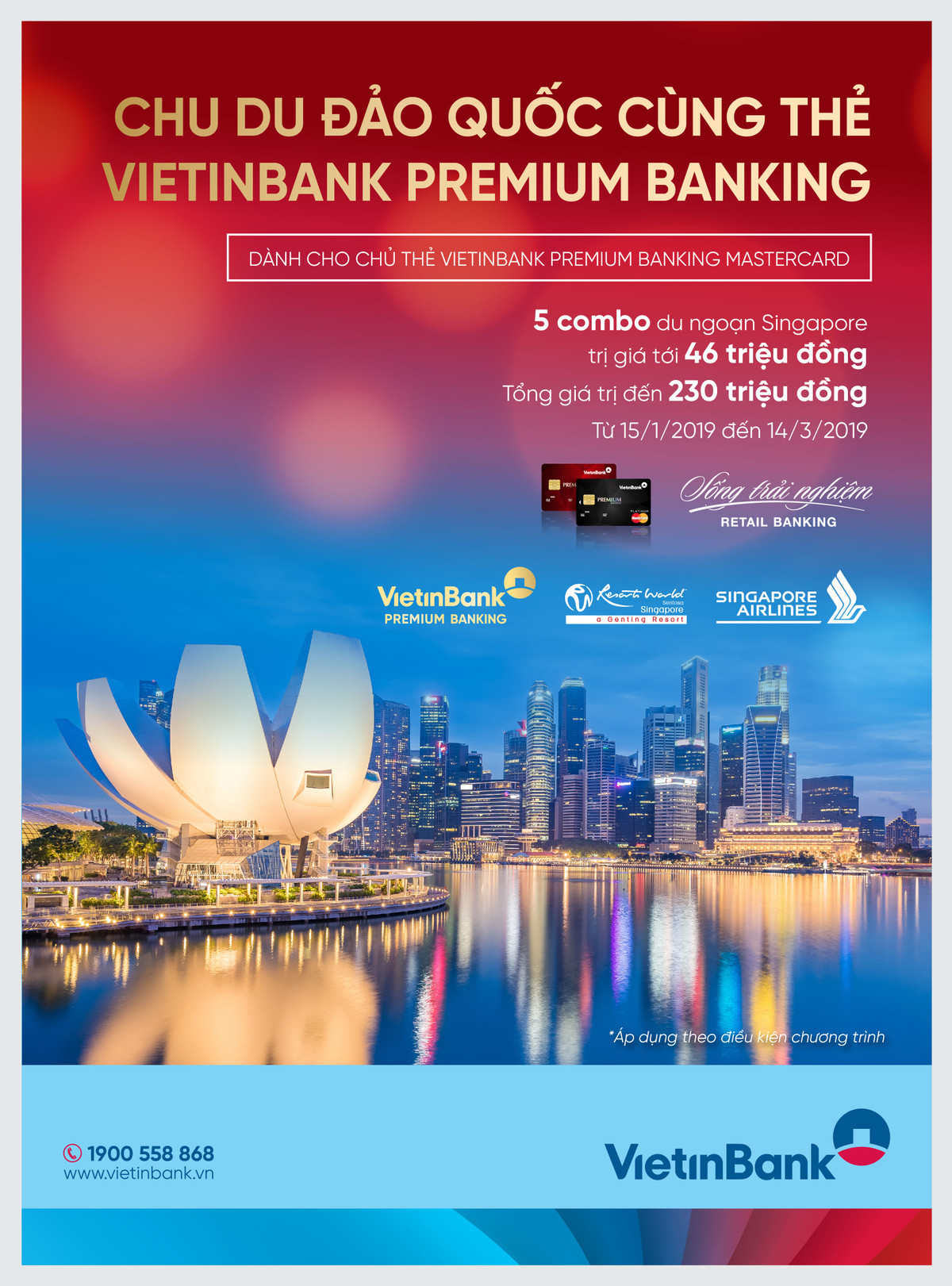 Chu du dao quoc cung the VietinBank Premium Banking