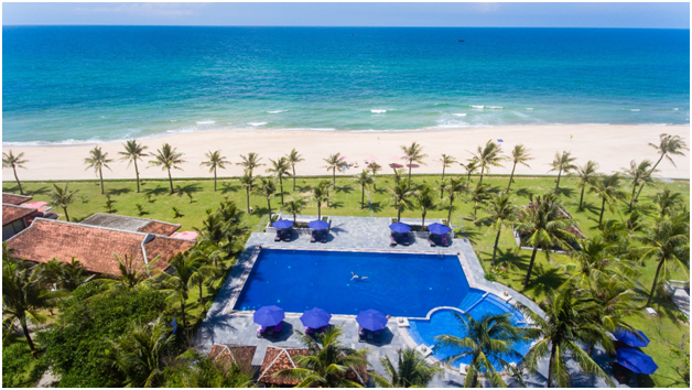 Du lich xa de nha ta them gan cung Ana Mandara Hue Beach Resort Spa