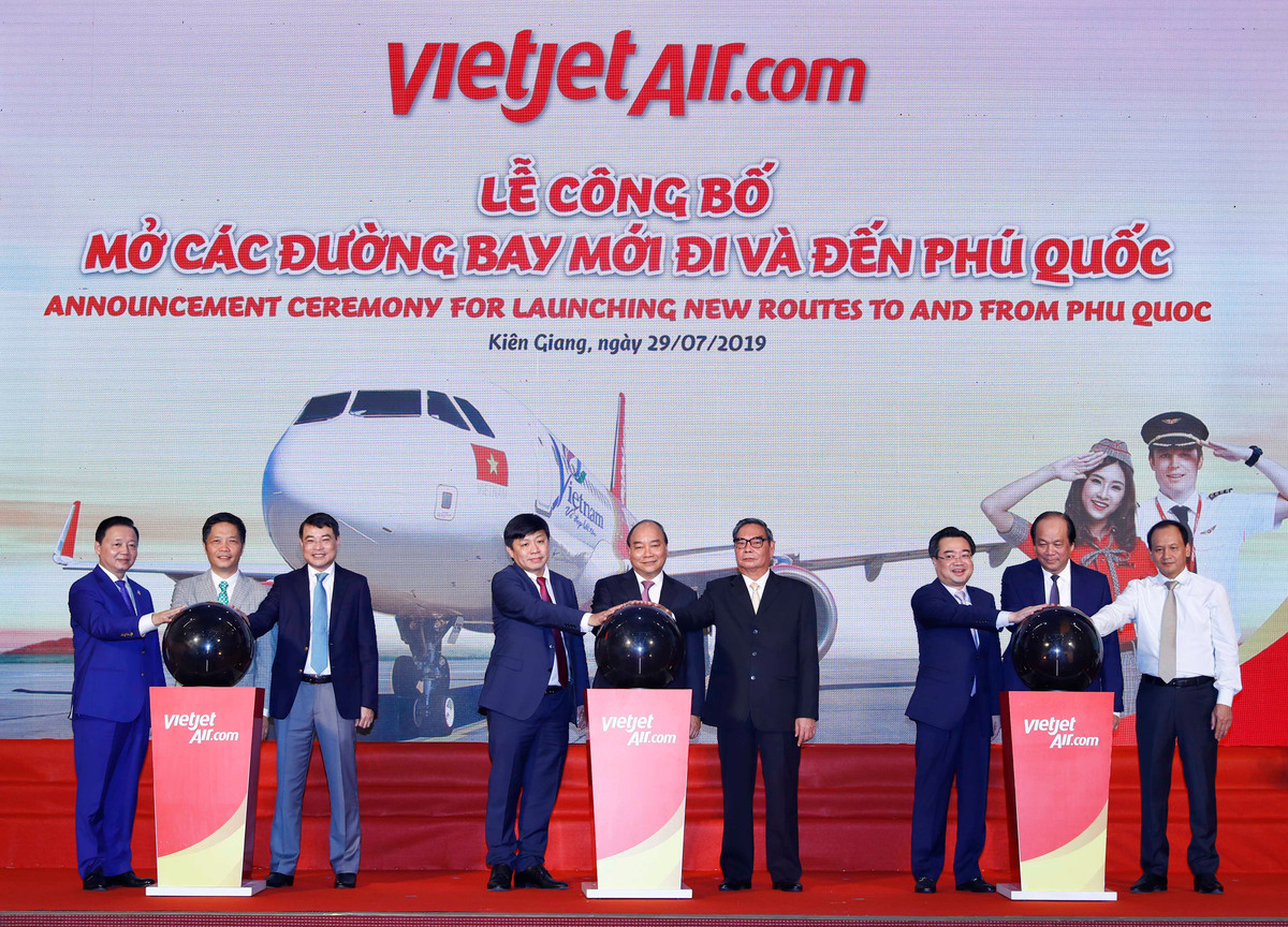 Vietjet cong bo ke hoach khai thac 6 duong bay den va di Phu Quoc