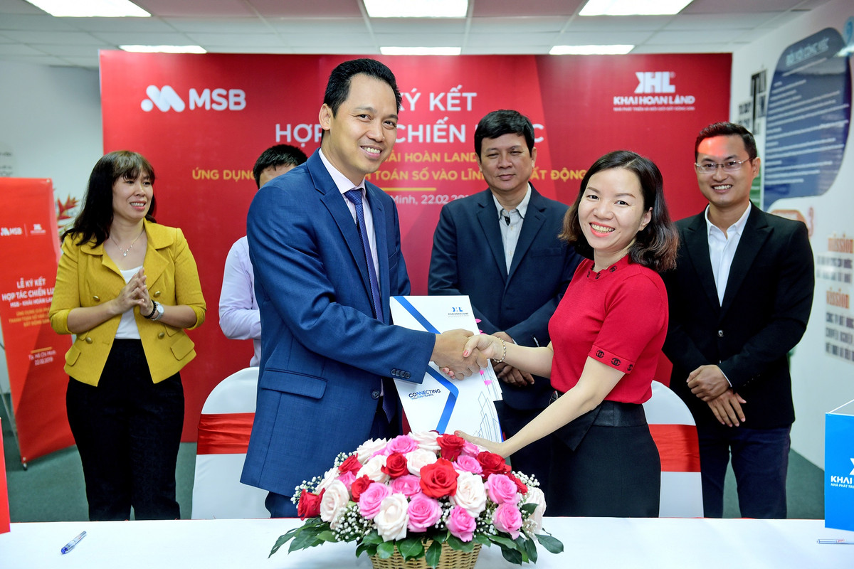 MSB trien khai giai phap tai chinh toan dien cho khach hang cua Khai Hoan Land