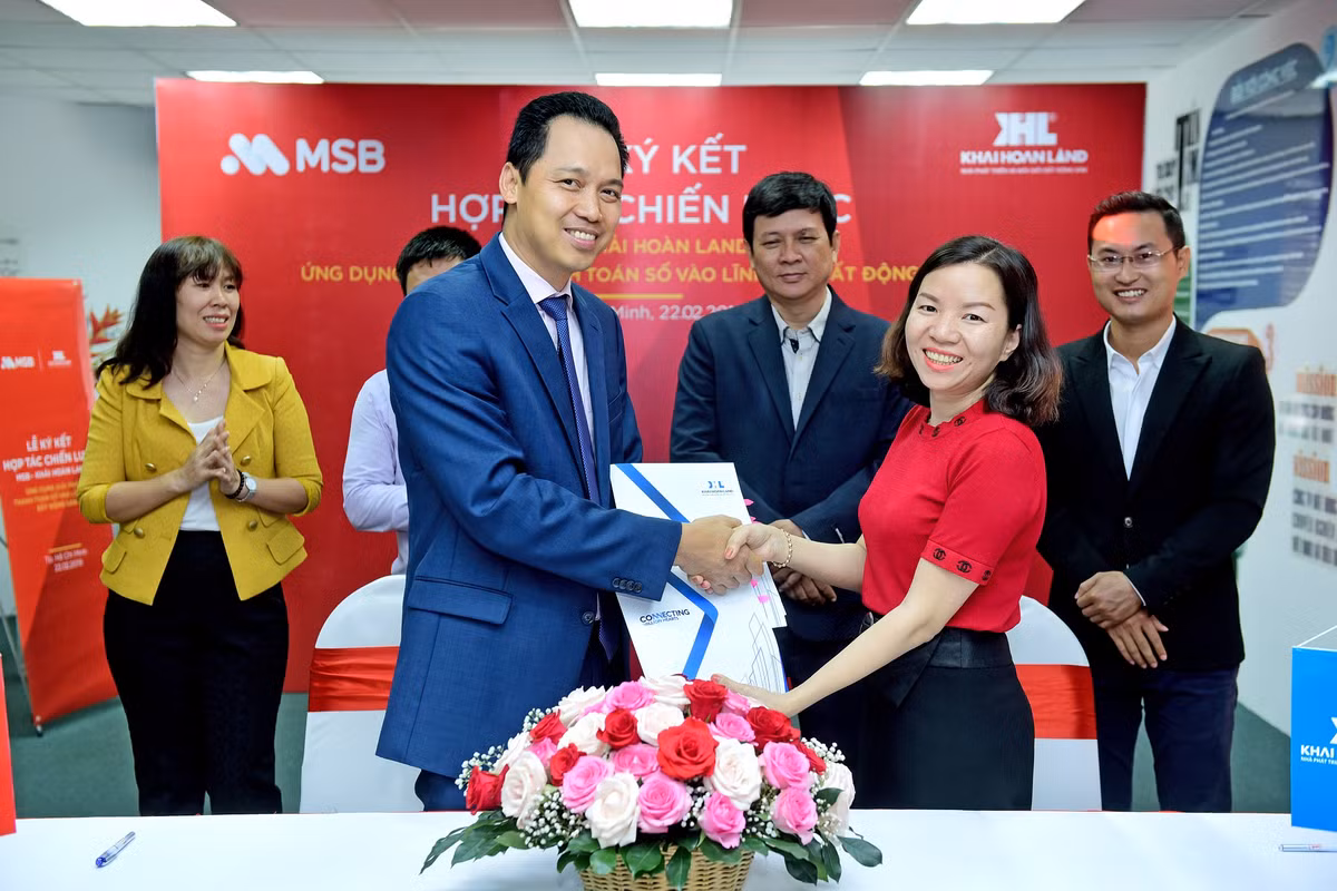 MSB trien khai giai phap tai chinh toan dien cho khach hang cua Khai Hoan Land