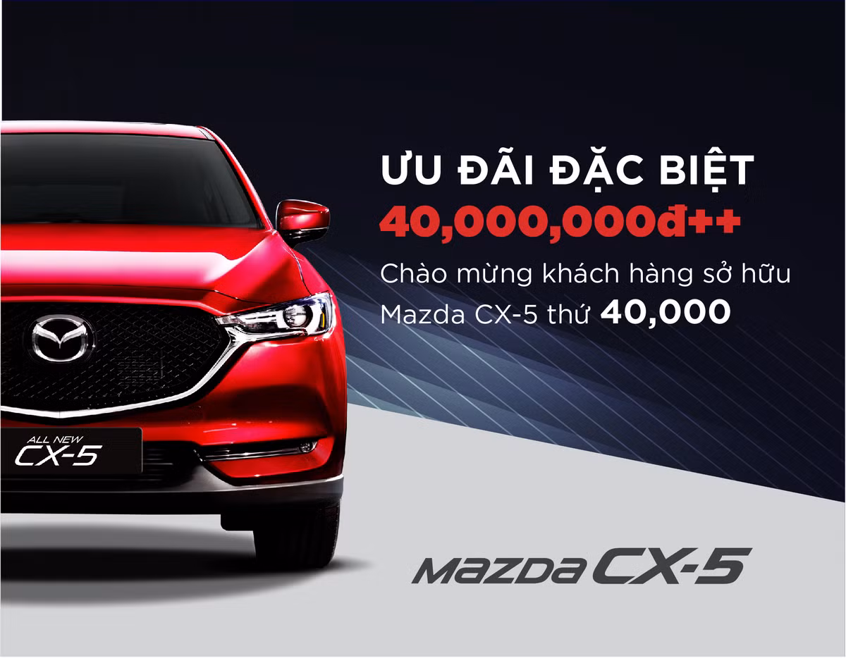 Doanh so hon 40.000 xe, Mazda CX-5 uu dai dac biet
