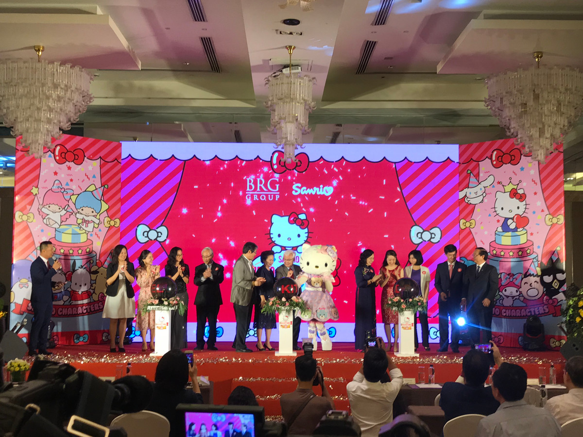 Tap doan BRG trien khai du an Sanrio Hello Kitty World Hanoi by BRG