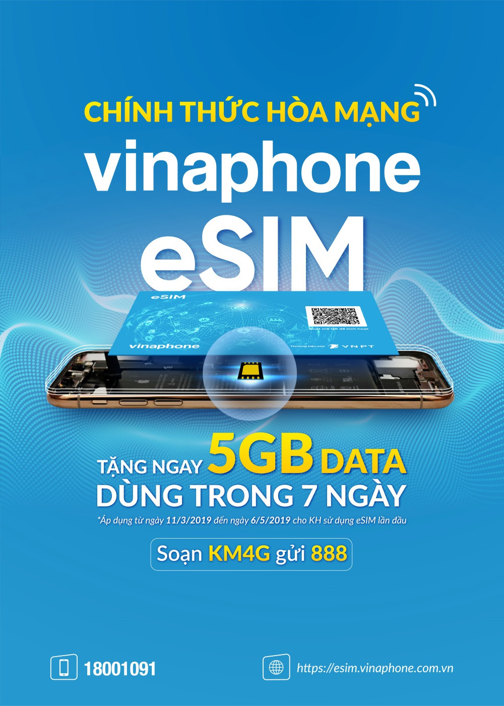 VinaPhone chinh thuc cung cap eSIM mien phi tren toan quoc