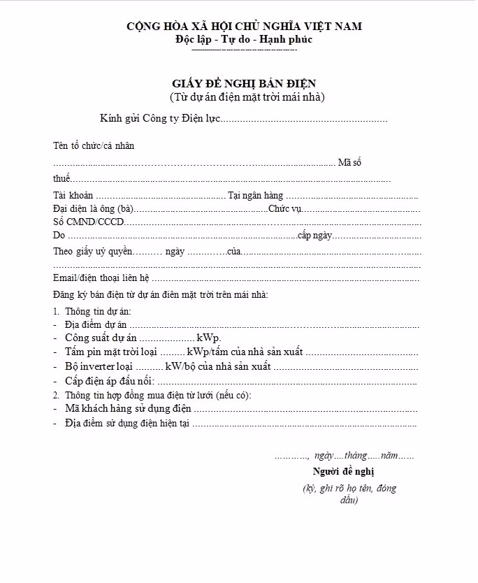 EVN HANOI cung cap mau dang ky ban Dien mat troi ap mai-Hinh-3