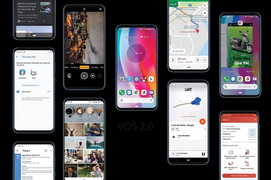 VOS 2.0 tren Vsmart Live: He dieu hanh Viet duoc tuy bien sau