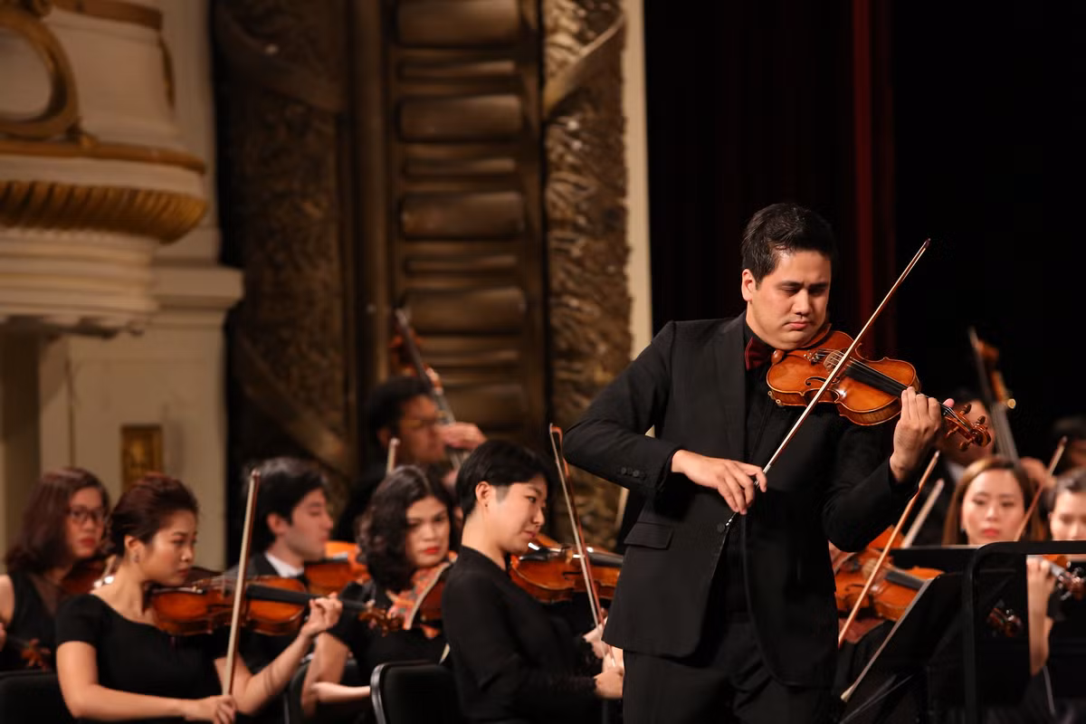 Dan nhac Giao huong Mat Troi se co buoi hoa nhac cung nghe sy violon Nhat Ban-Hinh-2