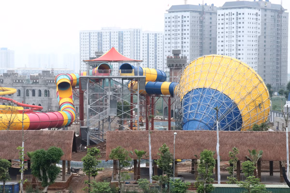 Sap khai truong cong vien nuoc Thanh Ha lon nhat Ha Noi