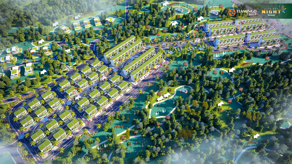 Flamingo Night Street - Soi dong tung khoanh khac, ruc ro giua mien xanh