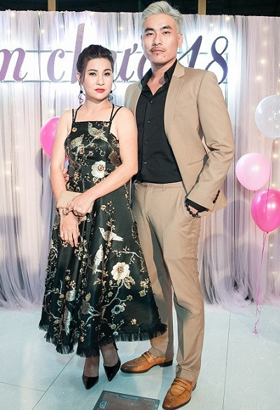 Một cặp đôi “phi công trẻ lái máy bay bà già” khác trong showbiz Việt là Cát Phượng - Kiều Minh Tuấn. Ảnh: cungcau.