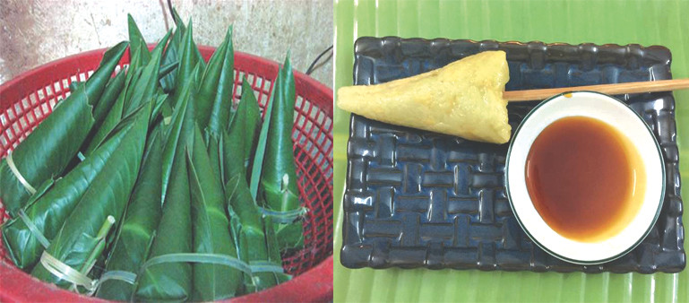 Bánh cooc mò không có nhân, có thể ăn không hoặc chấm mật mía cũng rất ngon. Ảnh: baodulich.