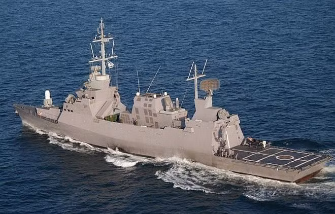 Sa'ar 5 có lượng giãn nước tiêu chuẩn 1.065 tấn và lên tới 1.275 tấn khi đầy tải; chiều dài 88,64 m; chiều rộng 11,88 m; mớn nước 3,45 m; thủy thủ đoàn 74 người (trong đó bao gồm 10 nhân viên hàng không).