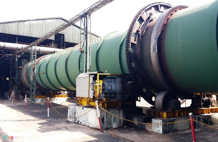 Chiếc máy khổng lồ biến rác thành phân hữu cơ.