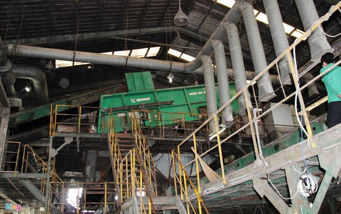 Nhiều thiết bị của nhà máy thường xuyên hư hỏng.