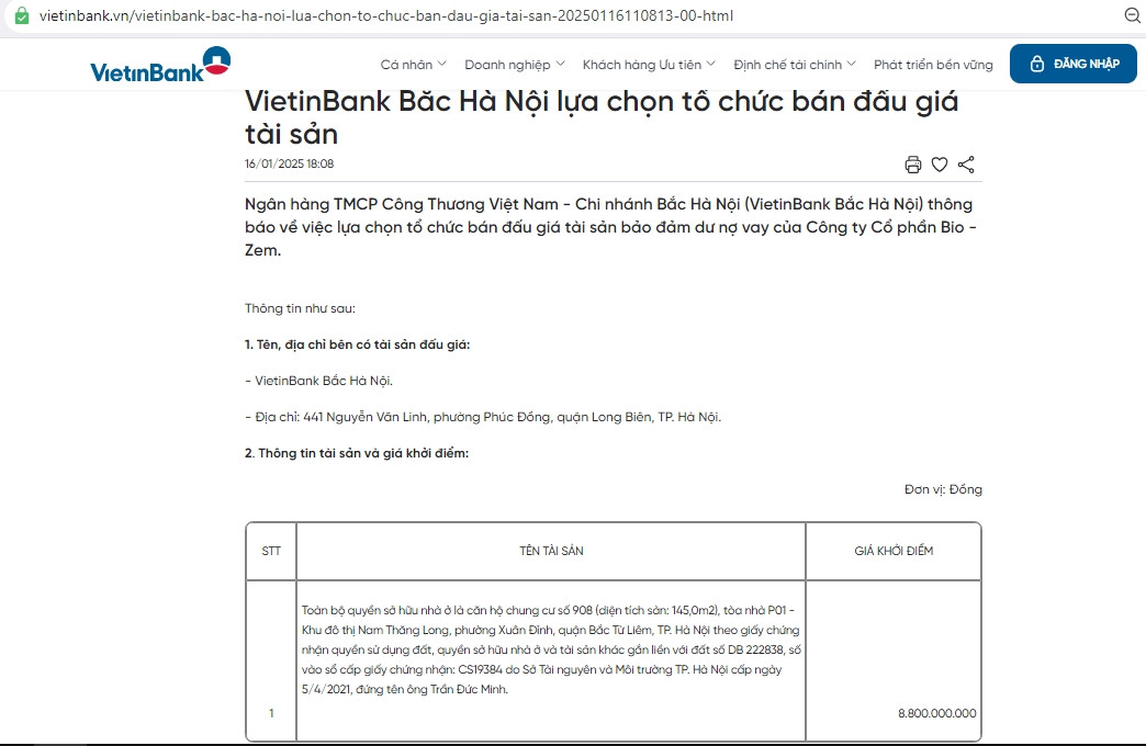 Biet gi ve CtybBio - Zem bi ngan hanh rao ban chung cu cao cap?