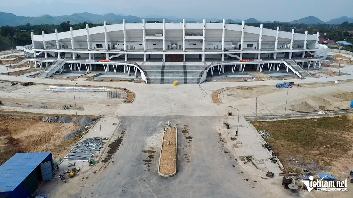 Sau khi hoàn thành đây sẽ là SVĐ lớn nhất 14 tỉnh trung du, miền núi phía Bắc.