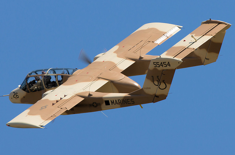 OV-10 Bronco là loại máy bay cường kích hạng nhẹ kiêm do thám, trinh sát, chỉ điểm mục tiêu được phát triển bởi hãng North American Rockwell từ những năm 1960. 360 chiếc đã được sản xuất từ năm 1965-1986 sử dụng chủ yếu cho Không quân Mỹ, Hải quân Mỹ và Thủy quân Lục chiến Mỹ. Ngoài ra, còn xuất khẩu tới một số quốc gia đồng minh.