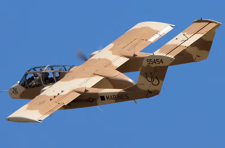 OV-10 Bronco là loại máy bay cường kích hạng nhẹ kiêm do thám, trinh sát, chỉ điểm mục tiêu được phát triển bởi hãng North American Rockwell từ những năm 1960. 360 chiếc đã được sản xuất từ năm 1965-1986 sử dụng chủ yếu cho Không quân Mỹ, Hải quân Mỹ và Thủy quân Lục chiến Mỹ. Ngoài ra, còn xuất khẩu tới một số quốc gia đồng minh.